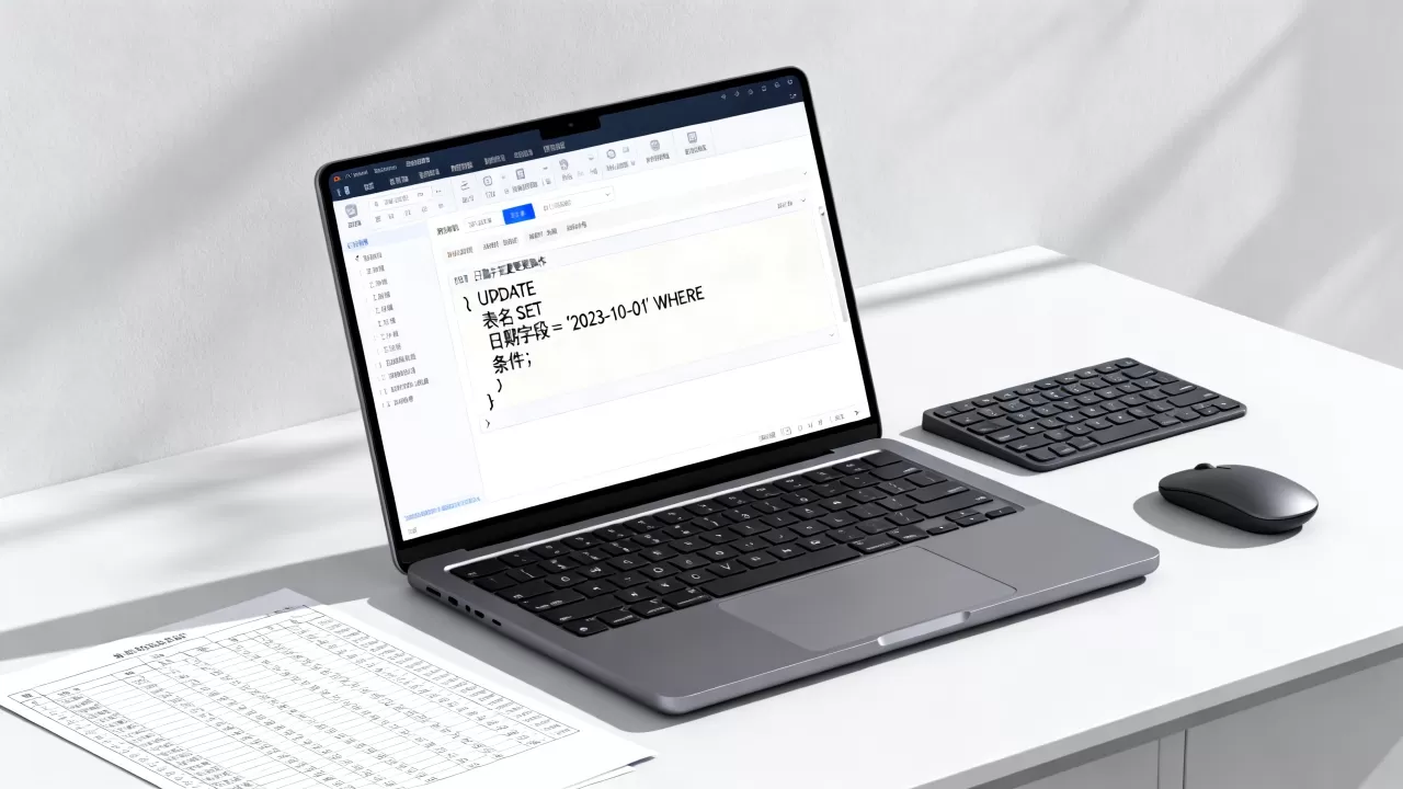 数据库日期字段怎么更新？如何批量修改时间