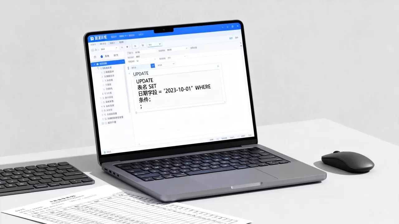 数据库日期字段怎么更新？如何批量修改时间