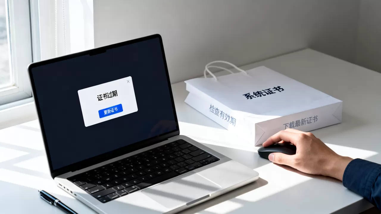 更新系统证书失败怎么办？系统证书过期怎么更新