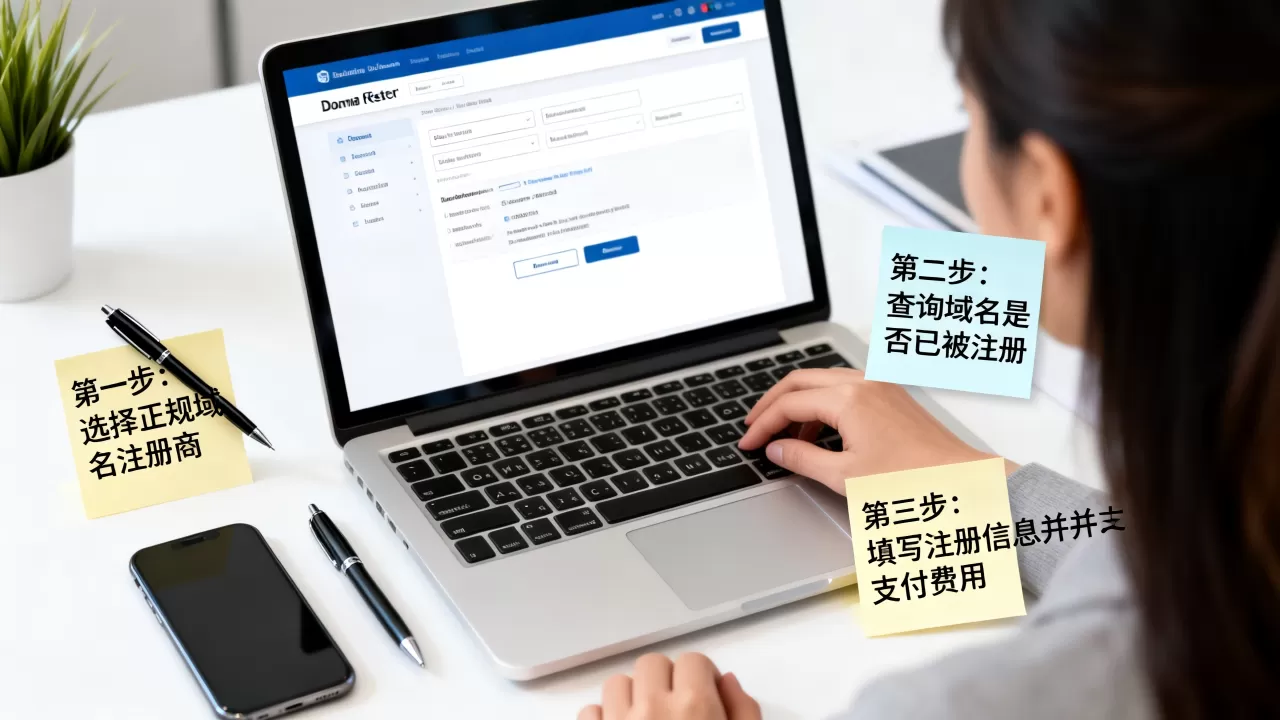 个人注册网站域名怎么注册？域名注册流程及注意事项