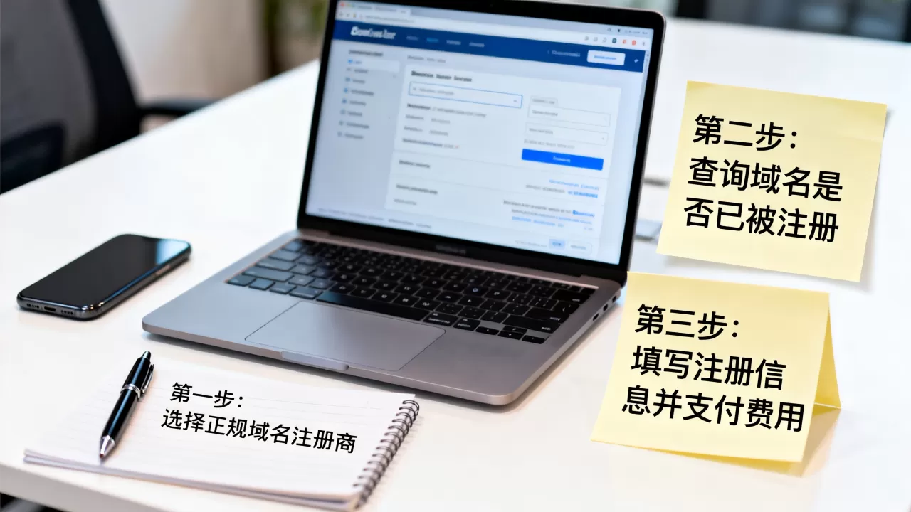 个人注册网站域名怎么注册？域名注册流程及注意事项