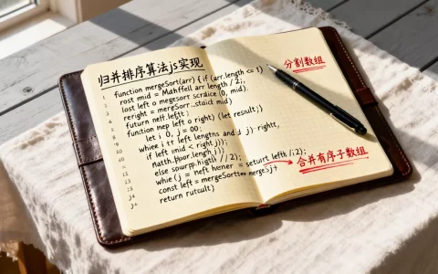 归并排序算法js怎么实现？js归并排序代码示例