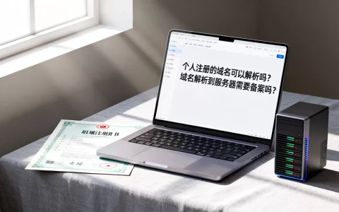 个人注册的域名可以解析吗？域名解析到服务器需要备案吗
