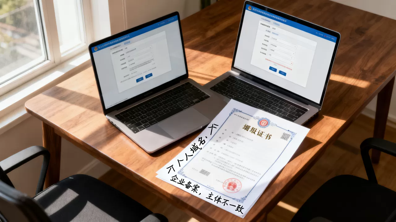 个人注册的域名能用于企业备案吗?域名备案主体不一致怎么解决 个人注册的域名能用于企业备案吗?域名备案主体不一致怎么解决