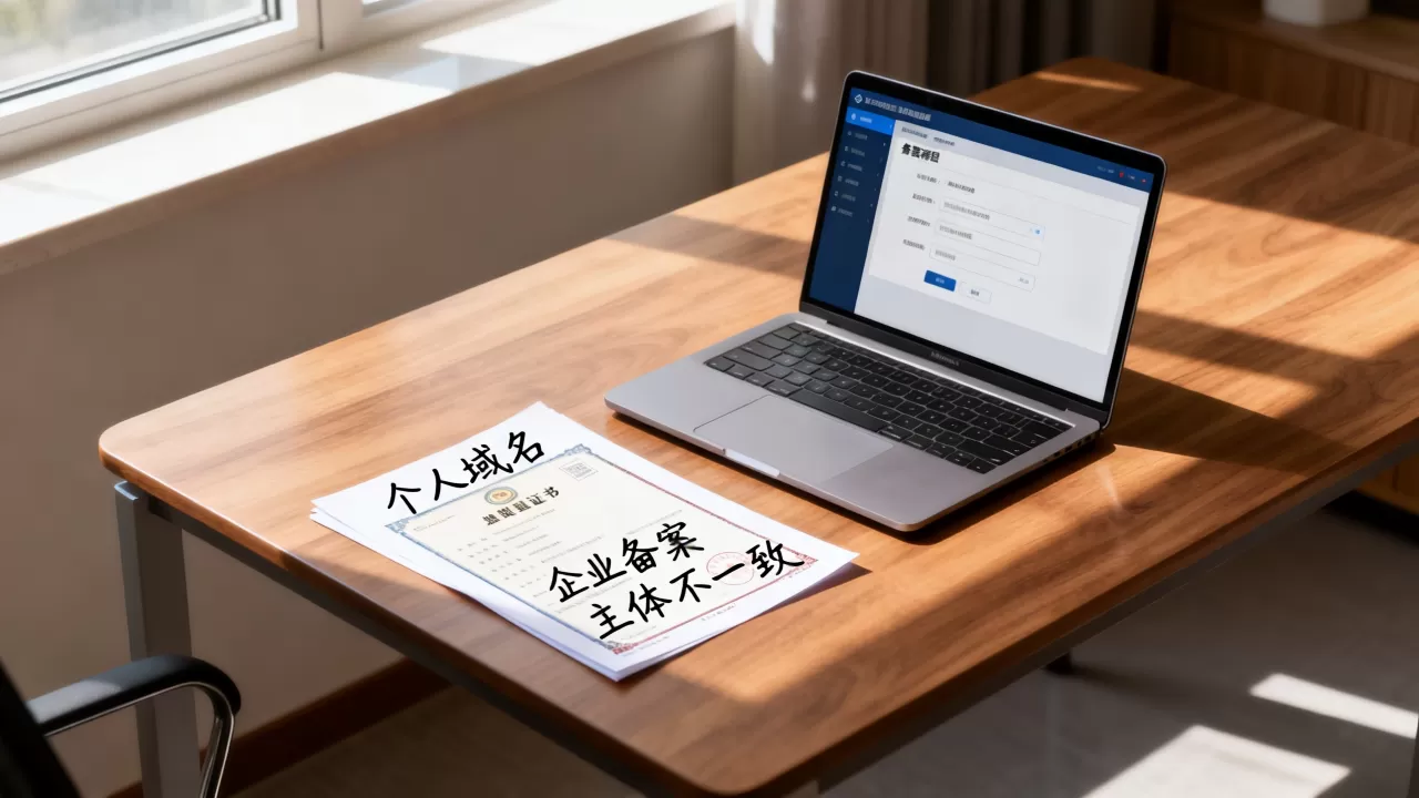个人注册的域名能用于企业备案吗?域名备案主体不一致怎么解决 个人注册的域名能用于企业备案吗?域名备案主体不一致怎么解决