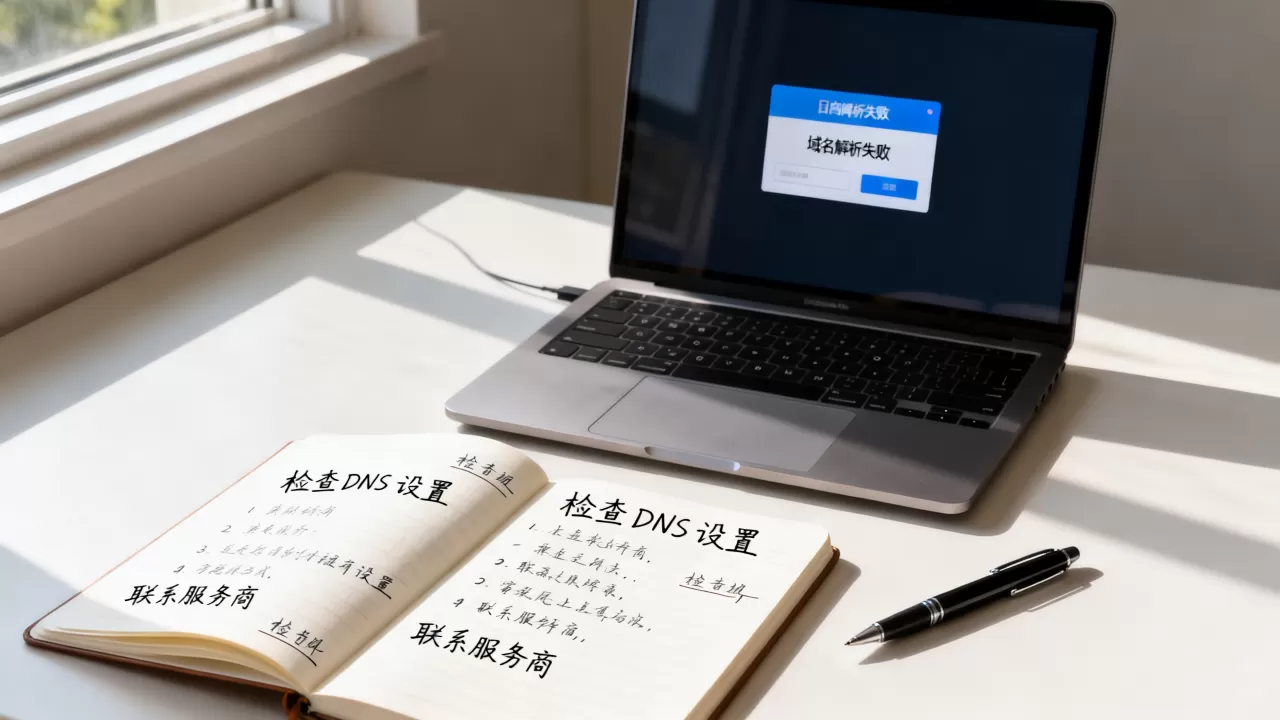 归去来域名解析失败怎么办？域名解析不生效怎么解决