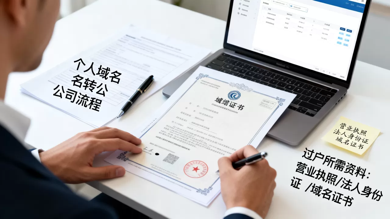 个人域名如何转为公司?域名过户需要哪些资料 个人域名如何转为公司?域名过户需要哪些资料