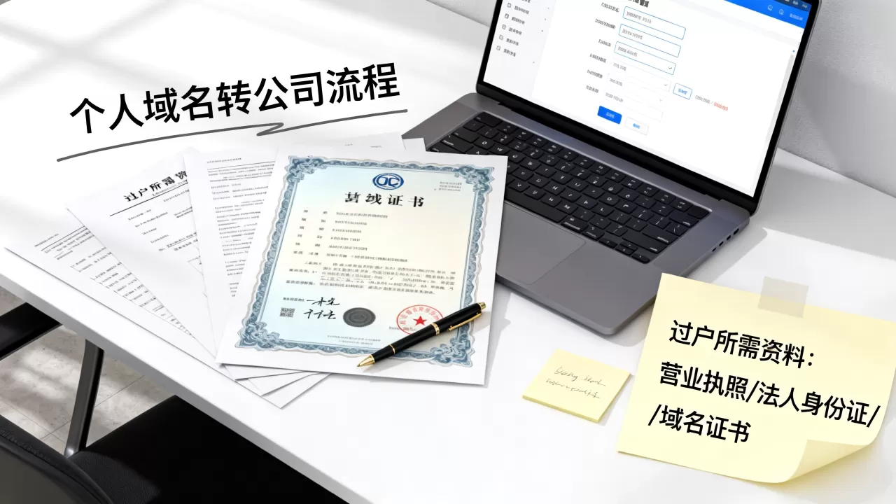 个人域名如何转为公司?域名过户需要哪些资料 个人域名如何转为公司?域名过户需要哪些资料