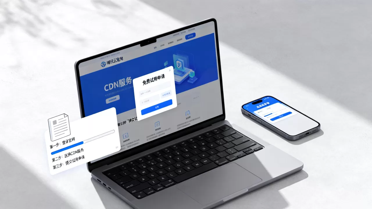 腾讯云CDN下载怎么弄？腾讯云CDN免费试用申请流程