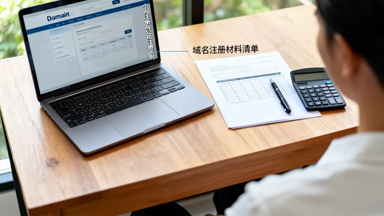 个人注册域名和公司注册域名区别在哪?域名注册需要什么材料 个人注册域名和公司注册域名区别在哪?域名注册需要什么材料