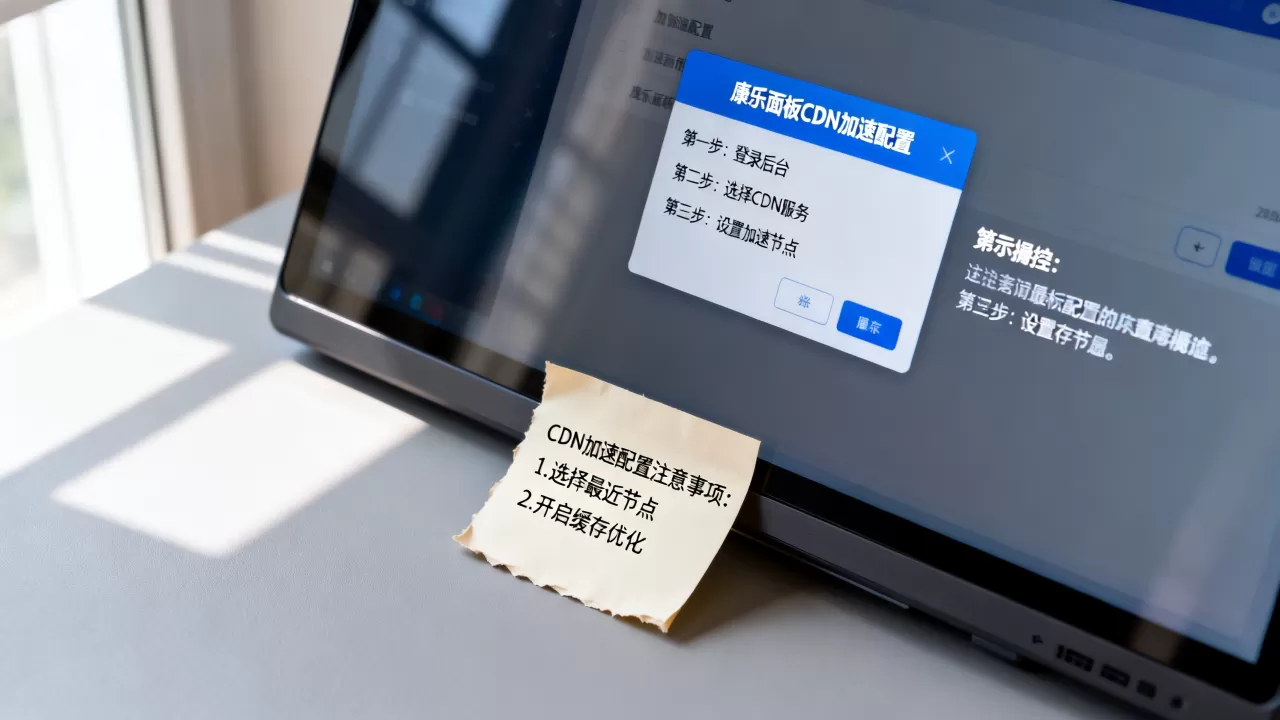 康乐面板如何设置CDN？CDN加速配置教程