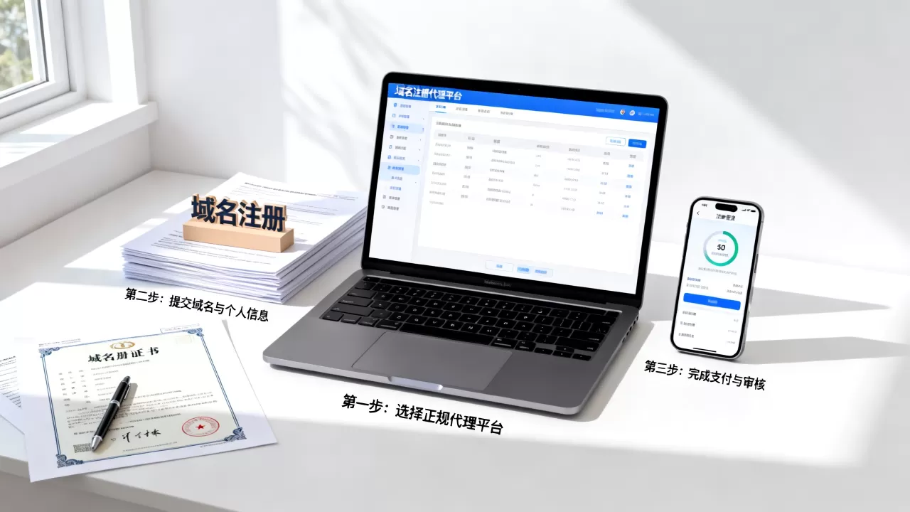 个人注册域名代理怎么操作?域名注册代理流程详解 个人注册域名代理怎么操作?域名注册代理流程详解