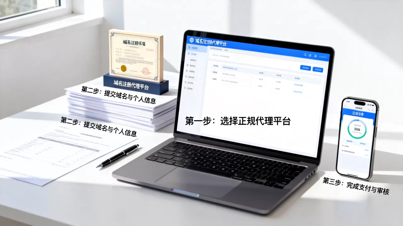 个人注册域名代理怎么操作?域名注册代理流程详解 个人注册域名代理怎么操作?域名注册代理流程详解