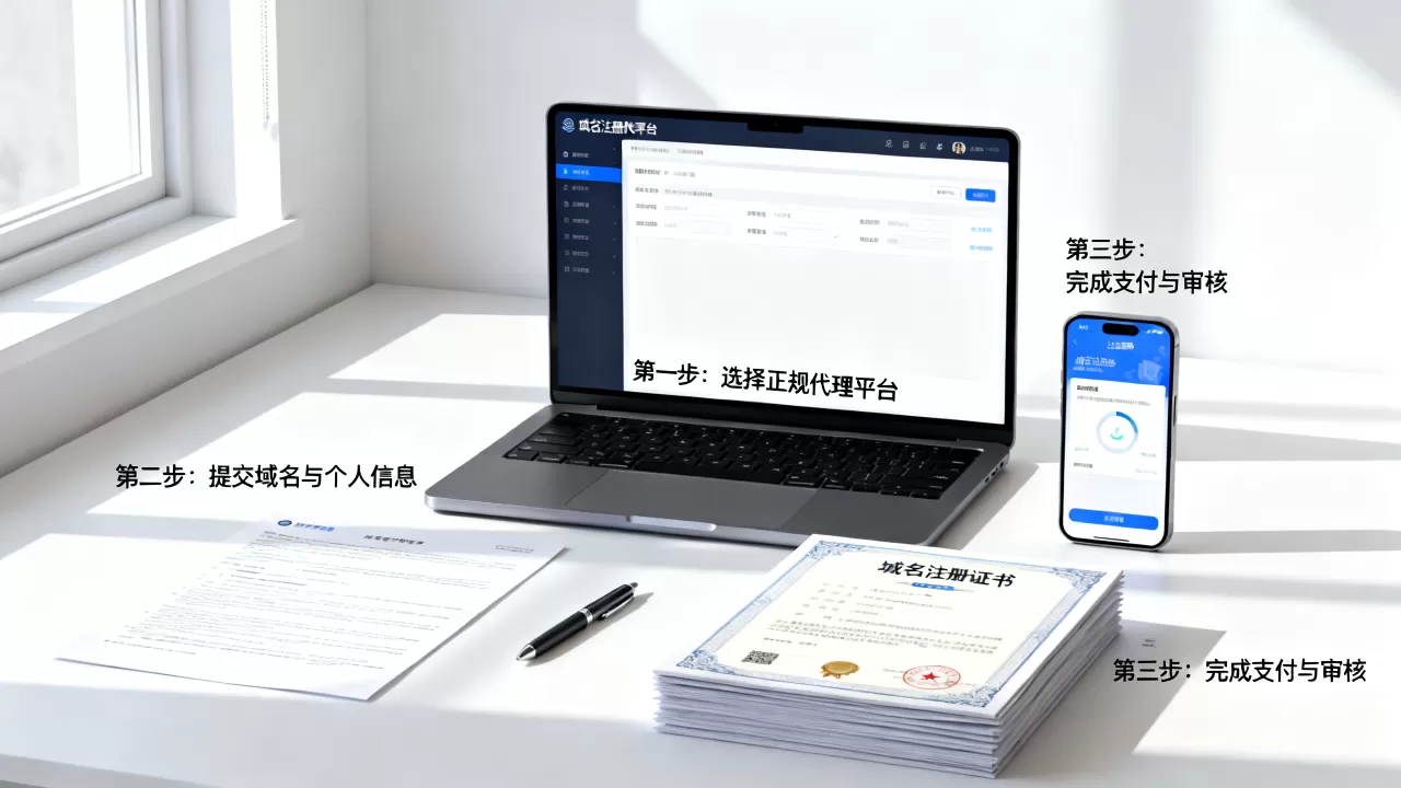 个人注册域名代理怎么操作?域名注册代理流程详解 个人注册域名代理怎么操作?域名注册代理流程详解