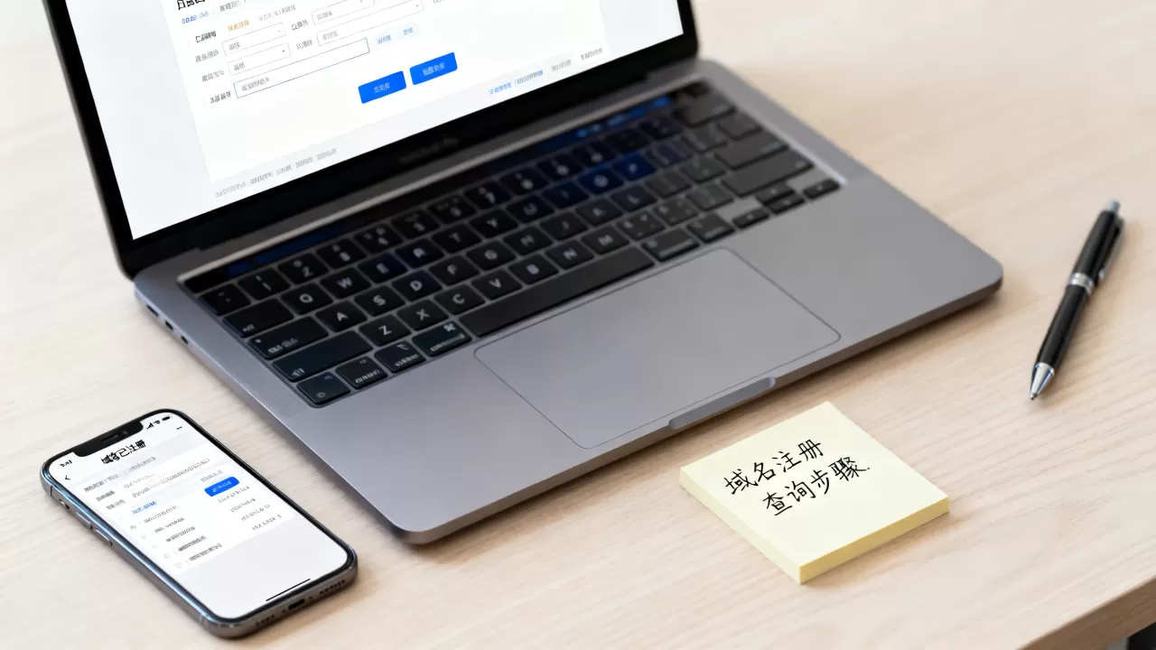 恭喜你的域名已经被注册，域名被注册了怎么查询