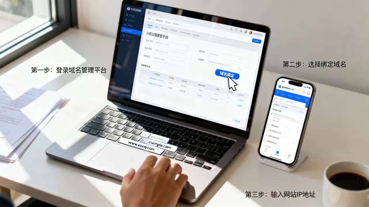 个人注册域名如何绑定网站？域名绑定网站教程