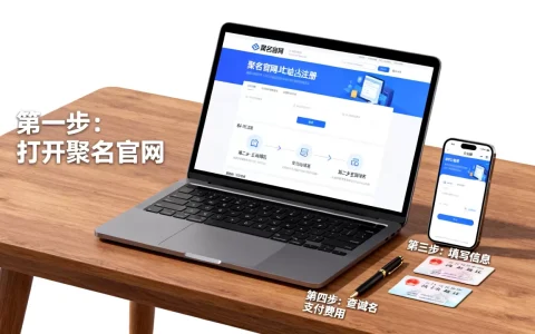 个人怎么在聚名注册域名？域名注册流程及费用详解