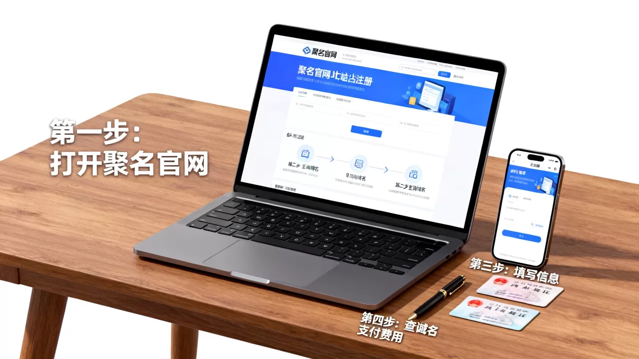 个人怎么在聚名注册域名？域名注册流程及费用详解