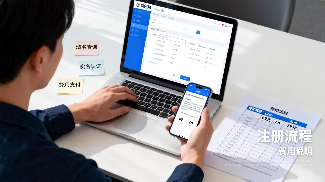 个人如何在聚名注册域名?域名注册流程及费用详解 个人如何在聚名注册域名?域名注册流程及费用详解