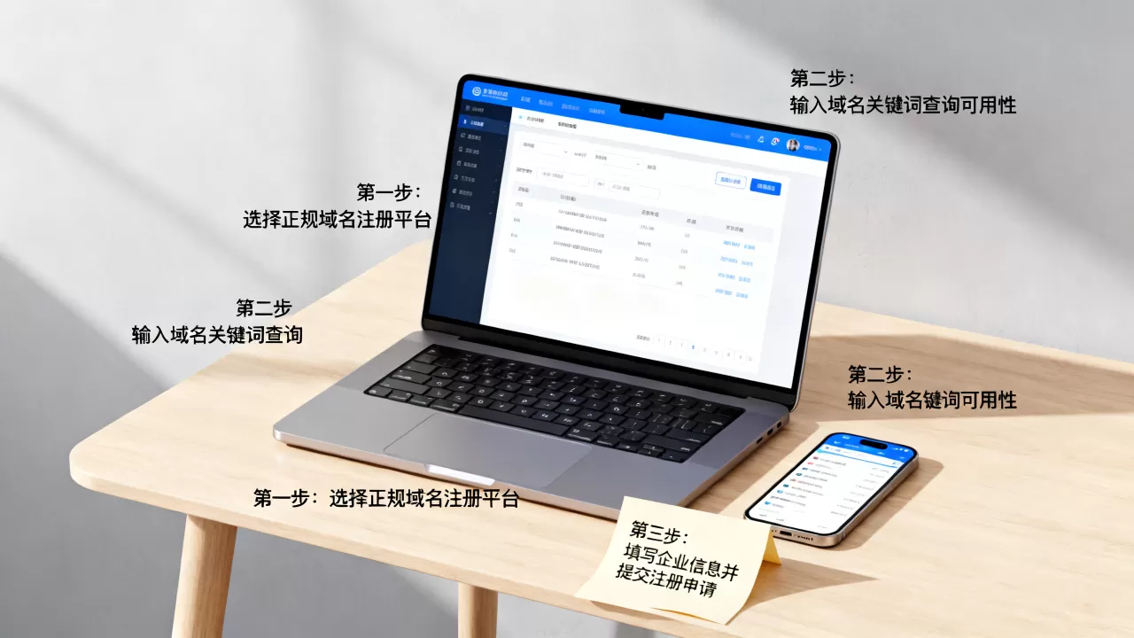 个人注册企业域名怎么操作？个人申请公司域名流程