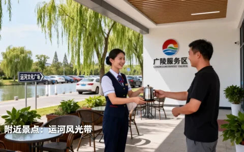 广陵服务区传来暖心消息是怎么回事？广陵服务区附近有什么好玩的