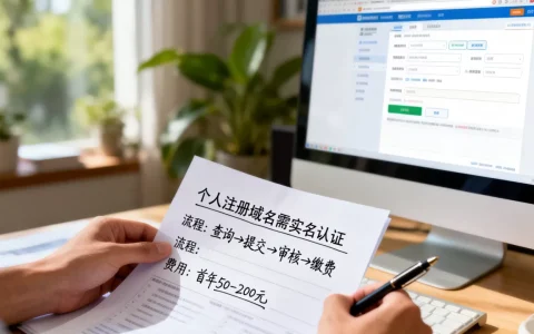 个人注册域名最新政策是怎样的？个人域名注册流程及费用