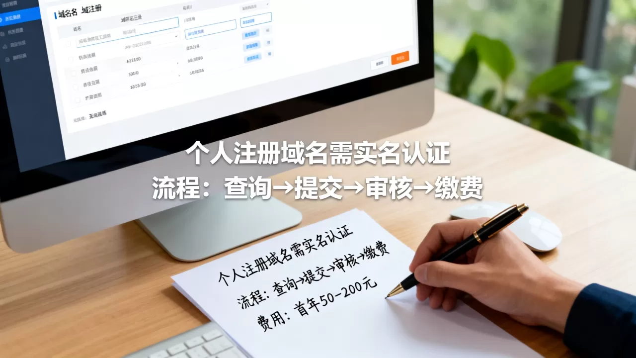 个人注册域名最新政策是怎样的？个人域名注册流程及费用