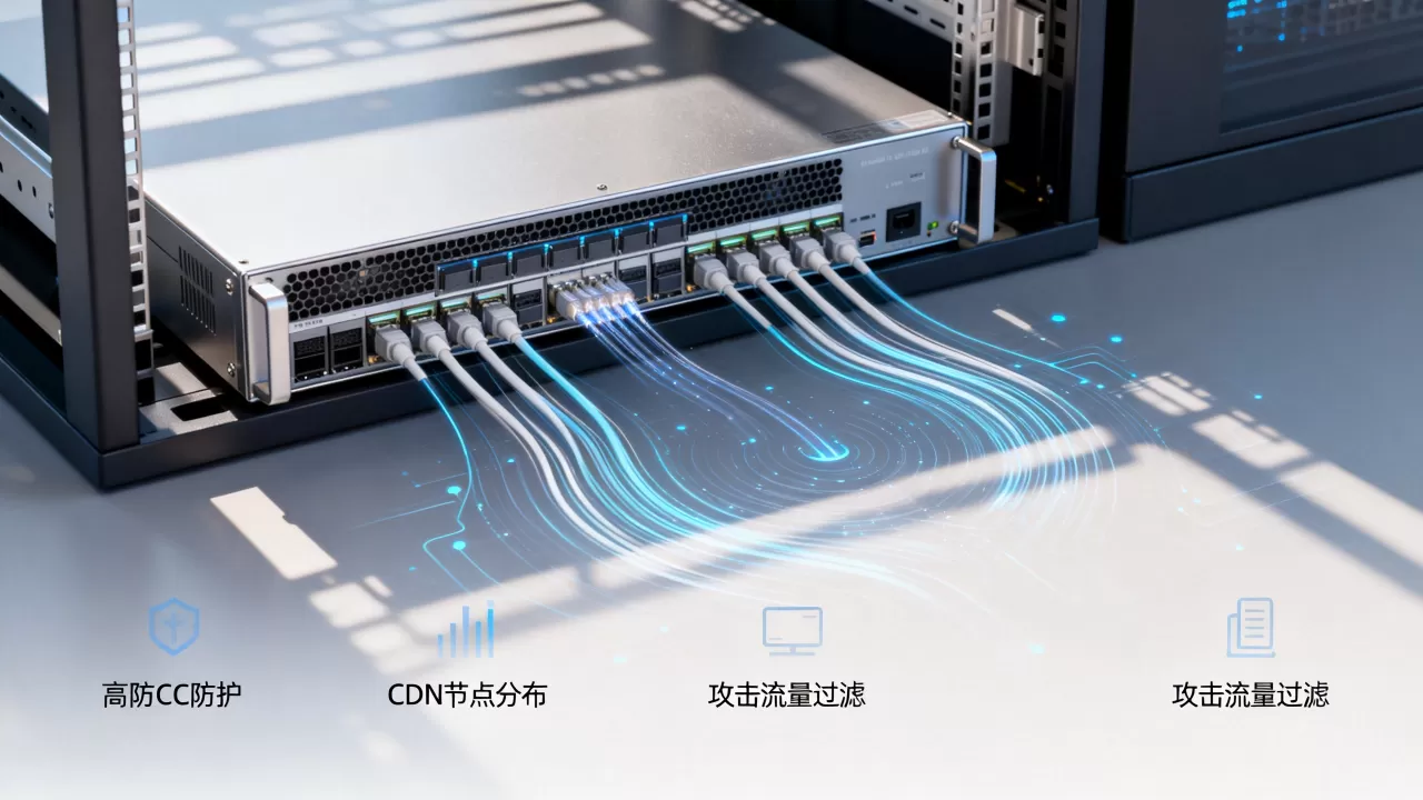 高防CC CDN如何防护？高防CDN防攻击原理