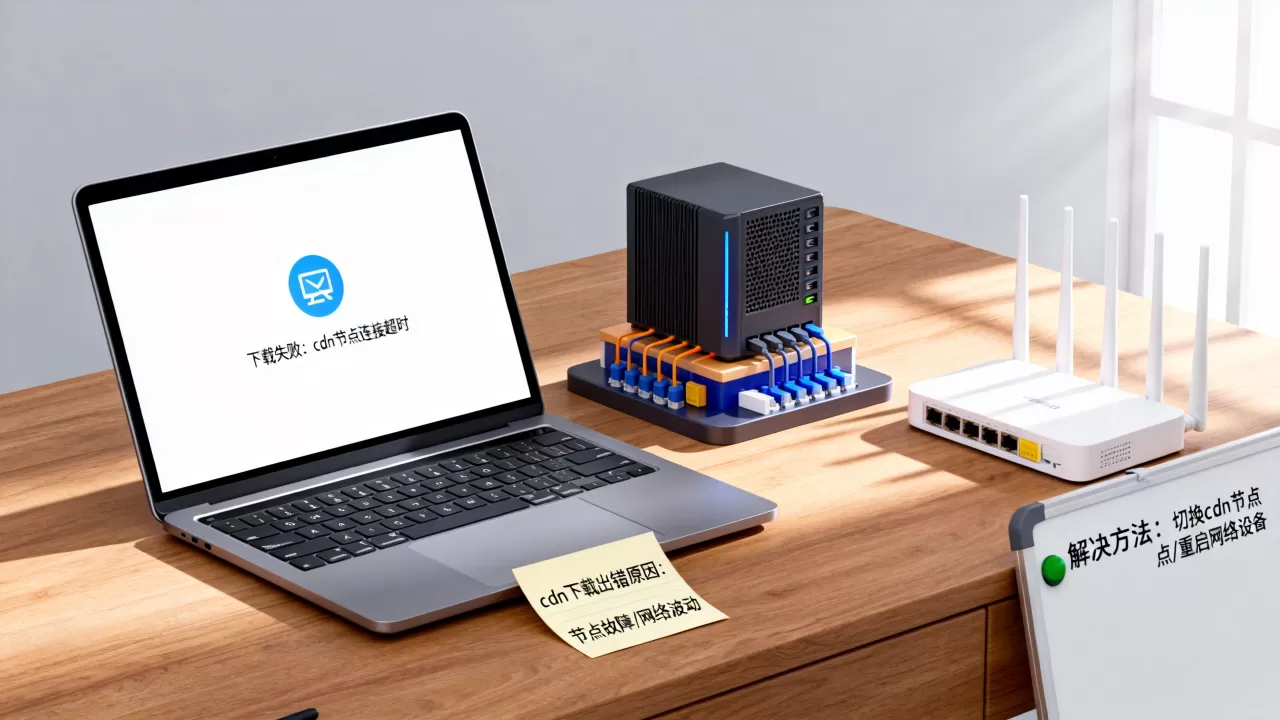 为什么下载出错cdn？下载出错cdn怎么解决