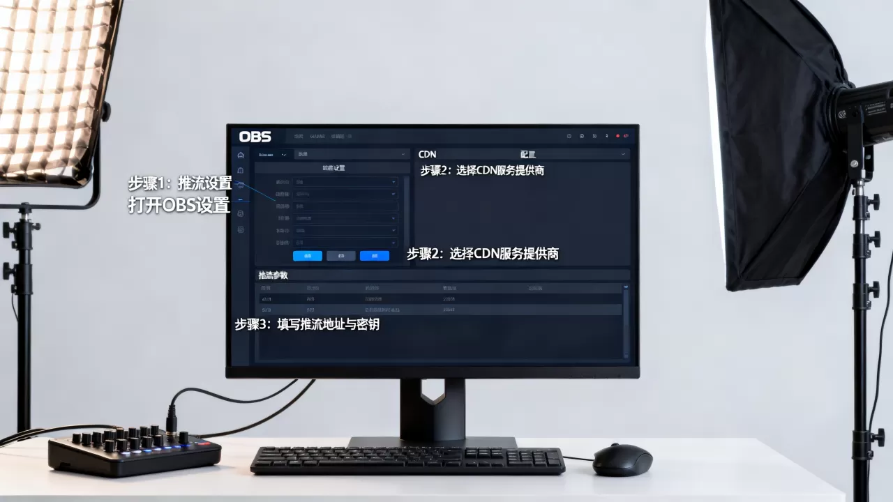 obs推流cdn怎么设置?obs推流cdn配置教程 obs推流cdn怎么设置?obs推流cdn配置教程