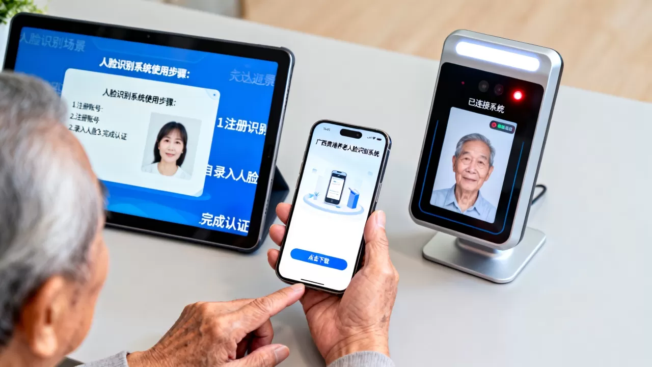 广西贵港养老人脸识别系统怎么下载？人脸识别系统破解