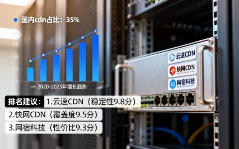 国内cdn占比多少？国内cdn服务商排名及选择建议
