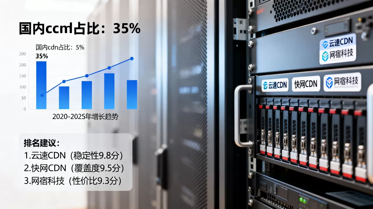 国内cdn占比多少？国内cdn服务商排名及选择建议