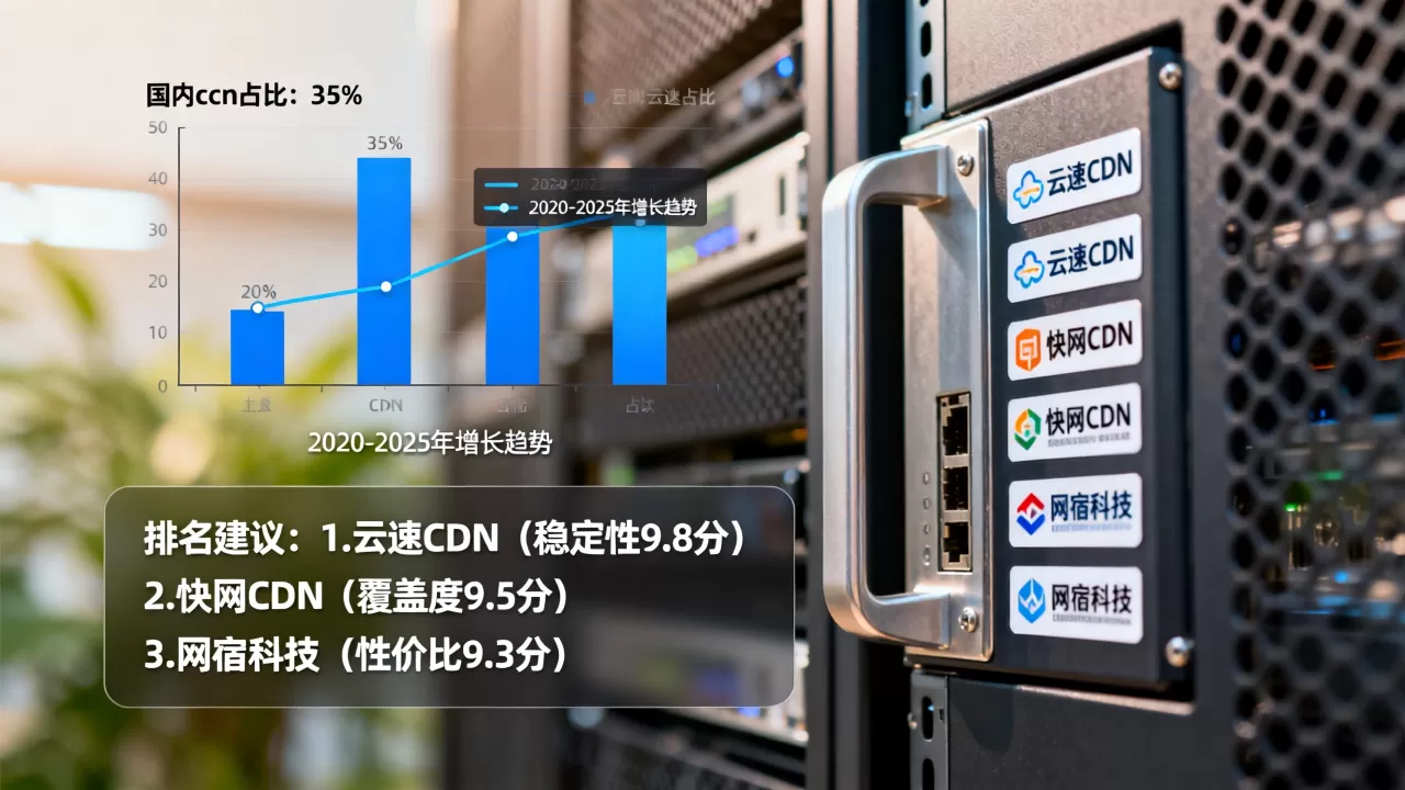 国内cdn占比多少？国内cdn服务商排名及选择建议