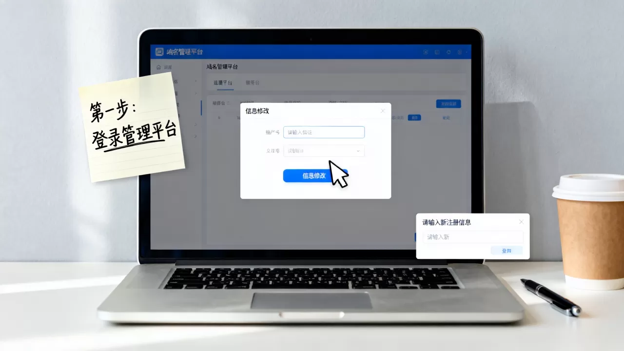 个人注册域名后如何更改？域名注册信息修改流程