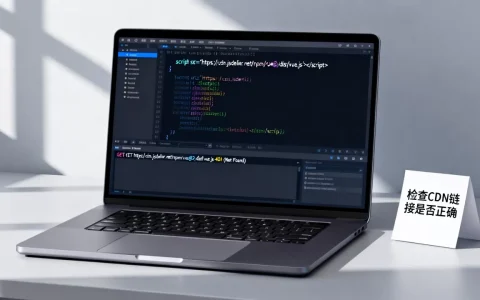 Vue如何导入JS CDN？vue引入cdn链接报错404怎么解决