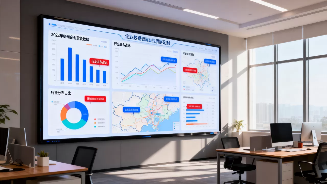 广西梧州数据可视化怎么做?梧州企业数据大屏定制方案 广西梧州数据可视化怎么做?梧州企业数据大屏定制方案