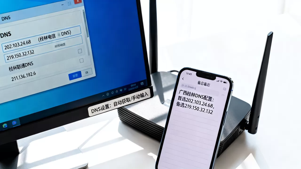 桂林DNS服务器地址是多少?广西桂林电信联通移动DNS设置 桂林DNS服务器地址是多少?广西桂林电信联通移动DNS设置