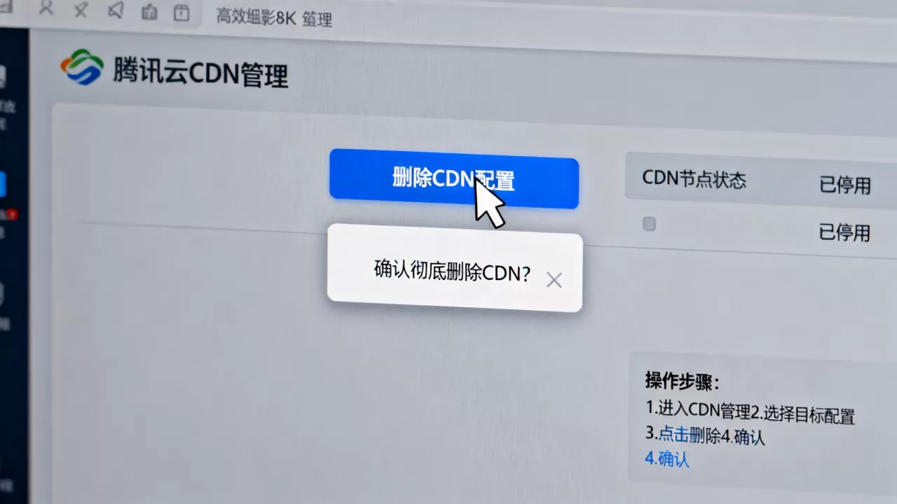 如何删除腾讯云CDN?腾讯云CDN怎么彻底删除 如何删除腾讯云CDN?腾讯云CDN怎么彻底删除