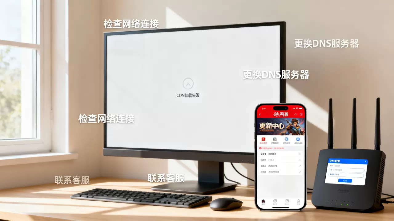 游戏更新CDN加载失败怎么办?网易游戏更新CDN地址 游戏更新CDN加载失败怎么办?网易游戏更新CDN地址