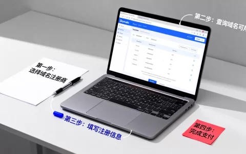 个人服务器注册域名怎么操作？域名注册流程详解