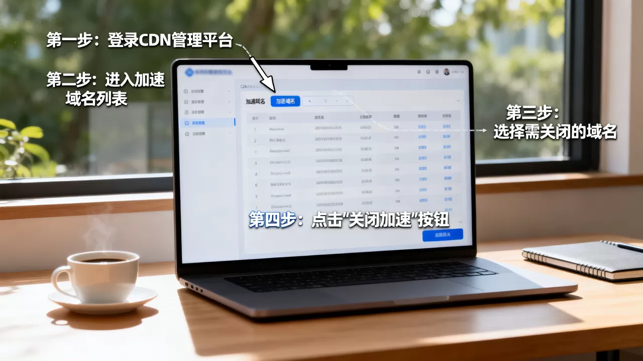 如何关闭CDN加速功能？关闭CDN加速的具体步骤