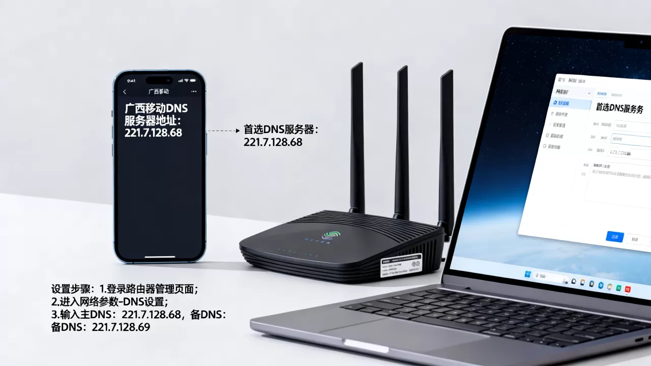 广西移动dns怎么设置?广西移动dns服务器地址是多少 广西移动dns怎么设置?广西移动dns服务器地址是多少