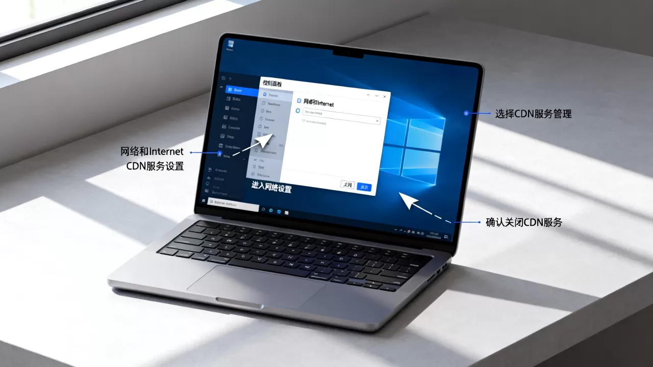 如何关闭电脑CDN服务？电脑CDN服务怎么关闭