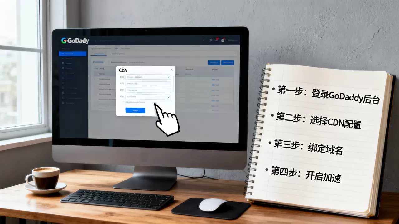 GoDaddy配置CDN域名怎么操作?域名CDN加速配置教程 GoDaddy配置CDN域名怎么操作?域名CDN加速配置教程