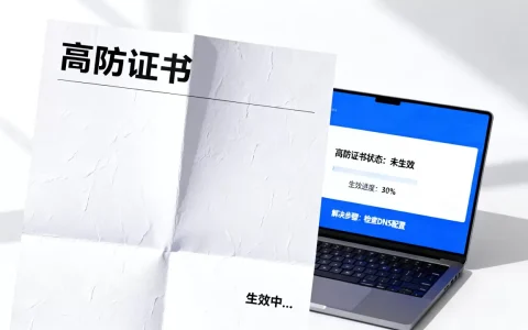 高防证书为何未生效？高防证书生效慢怎么解决
