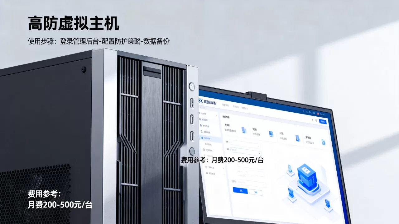 高防虚拟主机怎么使用？高防虚拟主机租用费用是多少