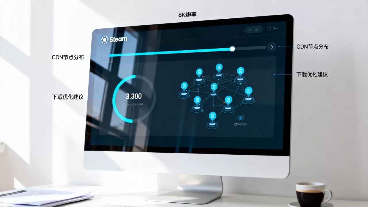 Steam下载有CDN是怎么回事？steam下载慢怎么办