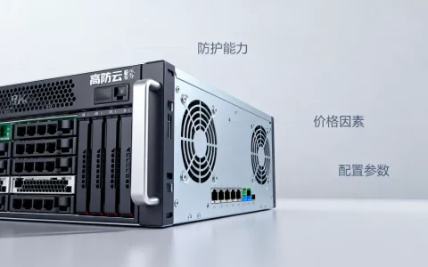 高防云服务器主机怎么选？高防云服务器主机多少钱