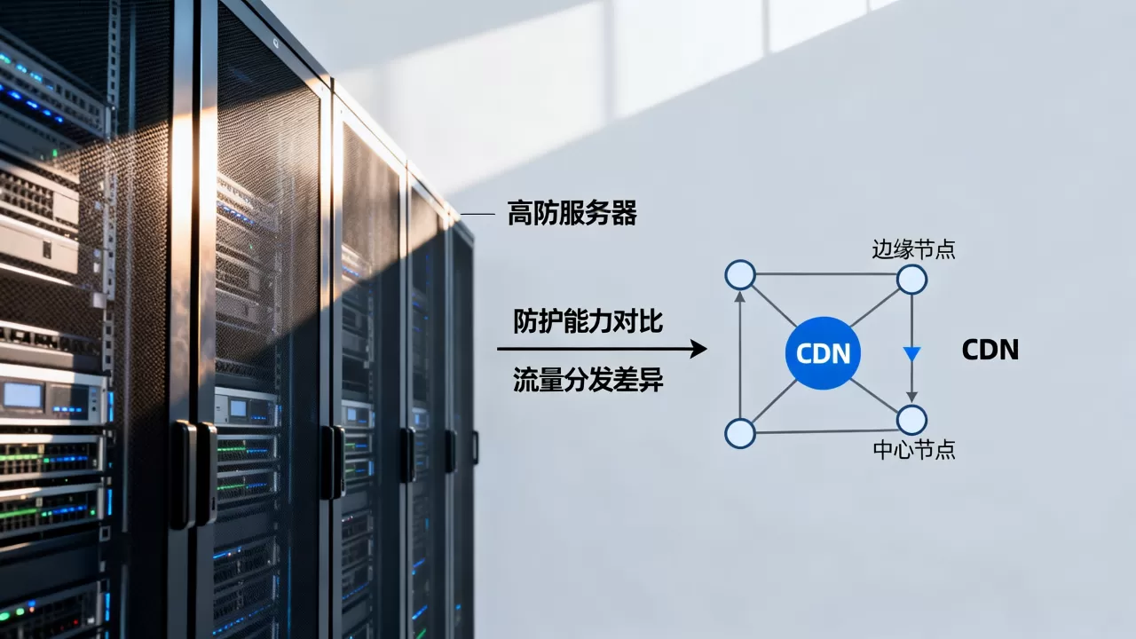 高防服务器和CDN区别是什么?高防服务器与CDN哪个更防攻击 高防服务器和CDN区别是什么?高防服务器与CDN哪个更防攻击